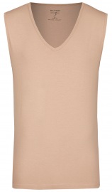 OLYMP Level Five Body Fit - Tank Top - tiefer V-Ausschnitt - caramel