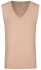 OLYMP Level Five Body Fit - Tank Top - tiefer V-Ausschnitt - caramel - ohne OVP