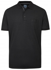 OLYMP Poloshirt - Casual Fit - Active Dry - schwarz