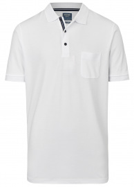 OLYMP Poloshirt - Casual Fit - Active Dry - weiß