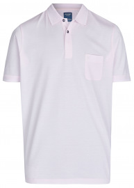 OLYMP Poloshirt - Casual Fit - Piqué - hellrosé