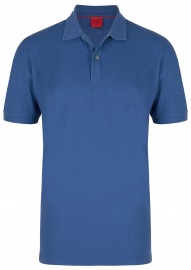OLYMP Poloshirt - Level Five Body Fit - blaugrau