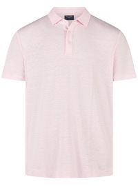 OLYMP Poloshirt - Regular Fit - Casual - Leinen - rosé