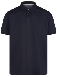 OLYMP Poloshirt - Regular Fit - Piqué - dunkelblau