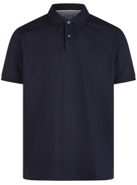 OLYMP Poloshirt - Regular Fit - Piqué - dunkelblau