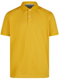 OLYMP Poloshirt - Regular Fit - Piqué - gelb