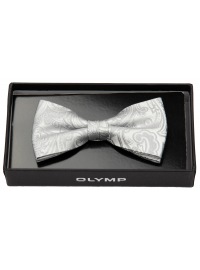 OLYMP Bow Tie - Silk - Wedding- Silber