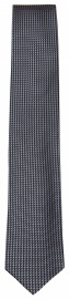 OLYMP Silk Tie - Slim - Fine Pattern - Grey