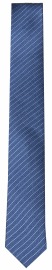 OLYMP Seidenkrawatte - Super Slim - blau / hellblau