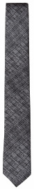 OLYMP Silk Tie - Super Slim - Fine Pattern - Anthracite