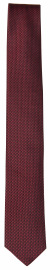 OLYMP Silk Tie - Super Slim - Fine Pattern - Red