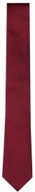 OLYMP Seidenkrawatte - Super Slim - rot / schwarz