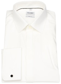 OLYMP Smokinghemd - Level Five Body Fit - UMA - hellbeige - 70cm Arm