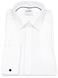OLYMP Smokinghemd - Level Five Body Fit - UMA - weiß - 70cm Arm
