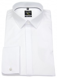 OLYMP Gala Shirt - No. Six Super Slim - Double Cuff - White - w/o OP