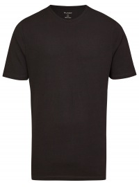 OLYMP T-Shirt Doppelpack - Modern Fit - Rundhals - schwarz
