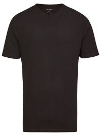 OLYMP T-Shirt Doppelpack - Modern Fit - Rundhals - schwarz - ohne OVP