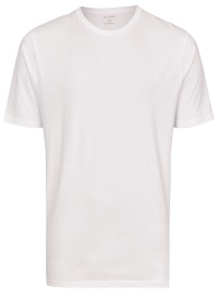 OLYMP T-Shirt Doppelpack - Modern Fit - Rundhals - weiß - ohne OVP