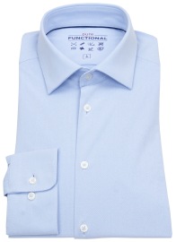Pure Hemd - Slim Fit - Functional Shirt - Kentkragen - hellblau - ohne OVP