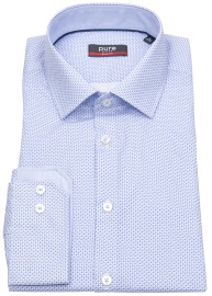 Pure Hemd - Slim Fit - Kentkragen - hellblau / blau