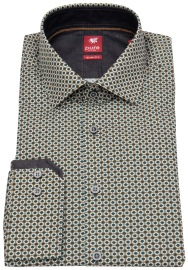 Pure Shirt - Slim Fit - Kent Collar  - Print - Multicolored