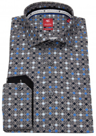 Pure Hemd - Slim Fit - Print - mehrfarbig