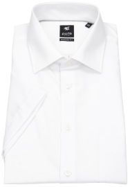 Pure Short Sleeve Shirt - Modern Fit - Kent Collar - White