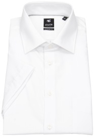 Pure Kurzarmhemd - Modern Fit - Kentkragen - weiß