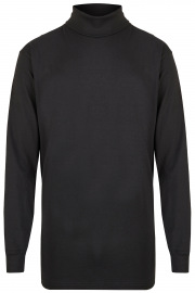 Ragman Rollkragenshirt - Longsleeve - schwarz
