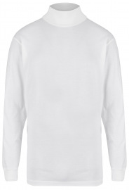 Ragman Rollkragenshirt - Longsleeve - weiß