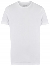 Ragman T-Shirt Doppelpack - Body Fit - Rundhals - weiß