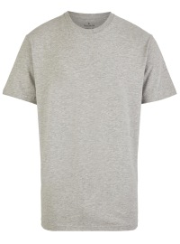 Ragman T-Shirt Doppelpack - Rundhals - grau - ohne OVP