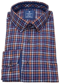 Redmond Flanellhemd - Comfort Fit - Button Down - kariert - mehrfarbig - ohne OVP