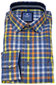 Redmond Shirt - Comfort Fit - Bio Baumwolle - Checked - Multicolored