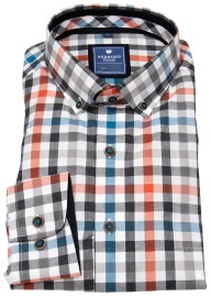 Redmond Shirt - Comfort Fit - Button Down Collar - Bio Baumwolle - Checked - Multicolored