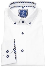 Redmond Hemd - Comfort Fit - Casual - Button Down Kragen - Bio Baumwolle - weiß - ohne OVP