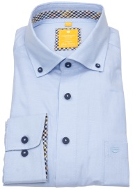 Redmond Hemd - Modern Fit - Button Down Kragen - Casual - hellblau