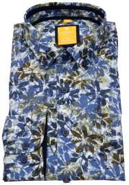 Redmond Hemd - Modern Fit - Button Down Kragen - floraler Print - mehrfarbig - ohne OVP