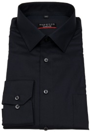 Redmond Hemd - Modern Fit - Kentkragen - schwarz - ohne OVP