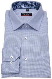 Redmond Hemd - Modern Fit - Kentkragen - Struktur - blau