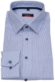 Redmond Shirt - Modern Fit - Kent Collar - Structure - Blue