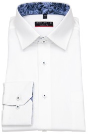 Redmond Hemd - Modern Fit - Kentkragen - Struktur - weiß
