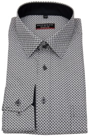 Redmond Hemd - Modern Fit - Print - schwarz / weiß - ohne OVP