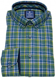 Redmond Hemd - Regular Fit - Button Down Kragen - kariert - mehrfarbig