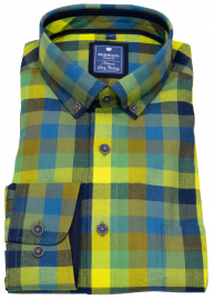 Redmond Hemd - Regular Fit - Button Down Kragen - kariert - mehrfarbig