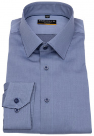 Redmond Shirt - Slim Fit - Kent Collar - Twill - Blue