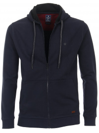 Redmond Hoody mit Reissverschluss - blau