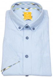 Redmond Kurzarmhemd - Casual Modern Fit - Button Down Kragen - Oxford - hellblau - ohne OVP