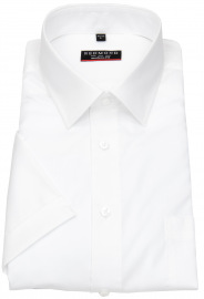 Redmond Kurzarmhemd - Modern Fit - Kentkragen - weiß