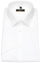 Redmond Kurzarmhemd - Slim Fit - Kentkragen - weiß - ohne OVP